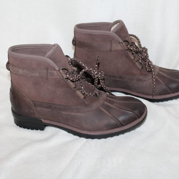 UGG | Shoes | Nib Ugg Womens Greda El Cap Brown Duck  NIB UGG WOMEN\'S GREDA EL CAP BROWN DUCK WATERPROOF WINTER‎ RAIN BOOTS